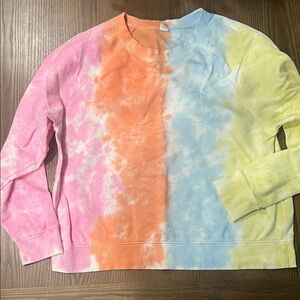 Old Navy Peach and White Sweatshirt